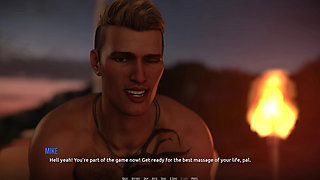 Dominos Beach 12: Riley's Blindfold Massage on John W/ Rebels