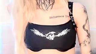 Blonde Miss Jezebel Kinkiy Masturbation