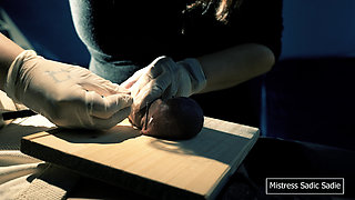 First Time Ball Nailing and Needles Through Gland