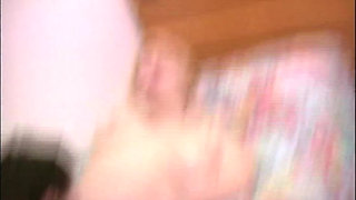 Young Busty Blonde with Hairy Pussy Ass Fucked and Cummed on Ass by Huge Amateur Cock