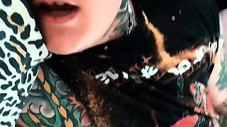 Self play watch me grind my big trans clit on my wand and