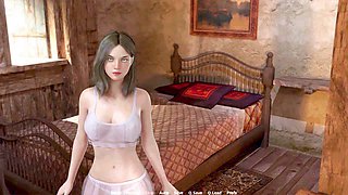 Public exhibitionist mummy in anime-themed action