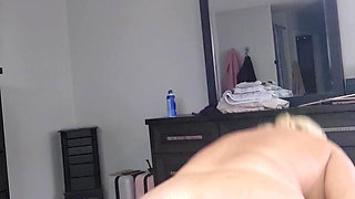 Chubby GILF Bimbo Peeing