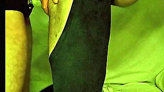 Femdom Wife Pegging Husband with Big Dildo and Very Deep