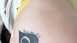 Amateur Jasmin stripping panties and masturbating