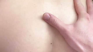 Czech amateur bangs outdoor pov