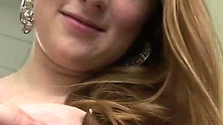 Big Natural Tits Exposed on a Local College Campus