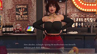 Pool Table Fun with Hot Bartender Girl - Tis the Reason - E01