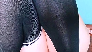 Big-Titted Teen's Anal Solo Webcam Session