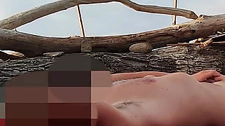 Girlfriend Handjob My Cock on the Nude Beach in Front of Many Strangers - Misscreamy