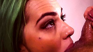 Two college babes giving handjob POV
