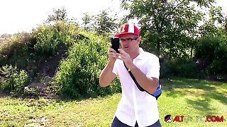 Fascinating Lily Fatale at doggystyle trailer