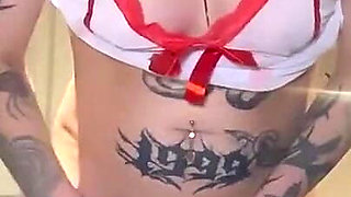 Sexy Goth Nurse Gives You Final Suck and Fuck Before Penectomy