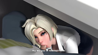 Mercy Secretary - Blonde Character Get Fucked At Work ( Simulator )