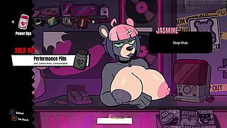 Finally giving Dawna a deep throat on her stiff mode