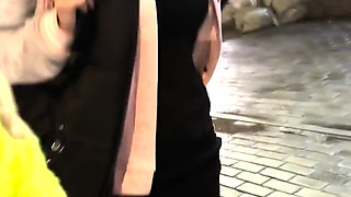 First Date Walk - Filmed Her Taking Raw Dick