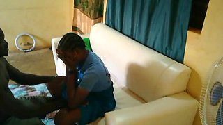 African Schoolgirl in Uniform Takes Brutal BBC in Hardcore Fuck Session