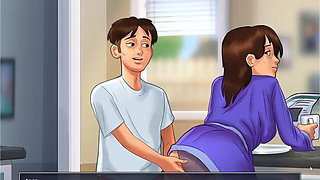 Busty Stepmom Debbie Loves Fucking Doggy Style Summertime Saga