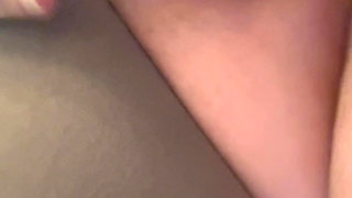 BBW fat pussy milks thick dildo that's stretching me out.