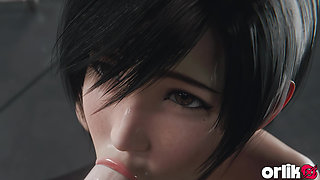 Yuffie Final Fantasy 7 Completely Nude Blowjob Service - Wet & Messy 4K 3D Animation