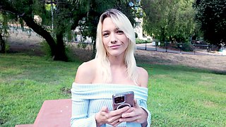 Nade Nasty's Blonde Bombshell Craves Big Intense POV Action