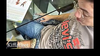 Hot College Teacher Kiffa Ep 3: Foot Fetish Blowjob & Femdom