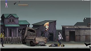 Two Aliens Getting In The Mouth And Bugs Of This 2d Blonde Game For Parassite In City Part 2
