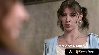 Petite Melody Marks Bare Naked In Stepmom Sophia Locke College Uniform Protest Striptease With Small T