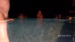 Night Manager with Marina Gold and Julia North in the Pool