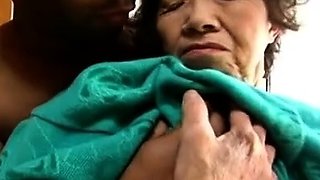 Big Black Cock Pounds Petite Japanese Granny Hard