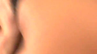 Dark skin teen gets lucky and fucks wildly in bed