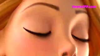 Rapunzel Hentai Fuck - Blowjob & Small Cock 3D Cartoon Parody
