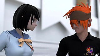 Hentai Sex College 2nd Semester Part 2 - Big Titty Hentai Babes Scissor After Their Competition