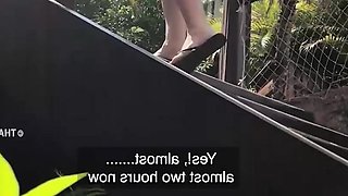 Hot wife Thay Ksada plumbing with the water delivery man -