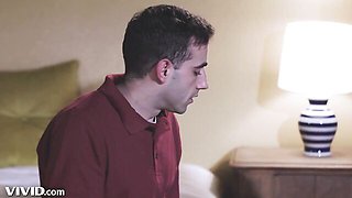 Funny Jill and Jake's blowjob action