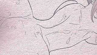 Animation on Paper- Pens and Pencils Hentai Anime: Hunter X Hunter Menchi Cartoon Porn 2D Sex