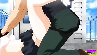 Big tits sex with bewitching Mysterious from Hentai Pros