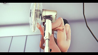 Shingeki No Kyojin Hentai - Mikasa Sucking and Anal with Creampie - Titans - Japanese Asian Manga Anime Film Game Porn