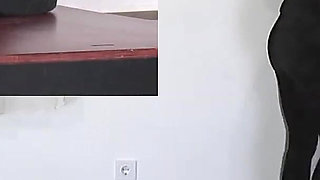 Mistress Dyanna Tramples While Slave Orgasms! a Picture in a Picture