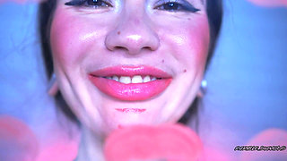 Bright Pink Lipgloss Halloween Kiss Sticky Dream Marks