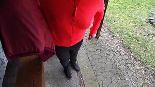 Titspanking in real nature