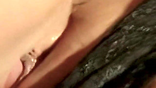 Blindfolded Blonde Swinger Gloryhole
