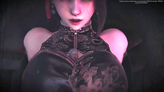 B028 the Slave Is Shrunk and Then Played with by the Asian Goddess' Breasts. Face Sitting, Farting, Tongue Licking, Foot Licking