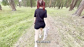 Devushka V Lesu Poprosila Pokazat Dorogu. Zabludilas I Dazhe Ne Ponyala Kak Otsosala Neznakomcu