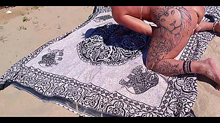 A Good Bitch Fucked on the Beach