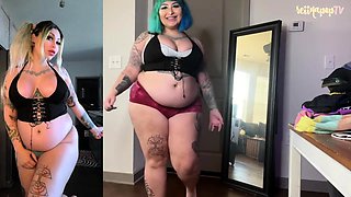 BBW Outgrown Clothes from Skinny Era (w/ Comparison