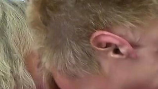 2 grandmams wants to fucker their stepniece with a strapon