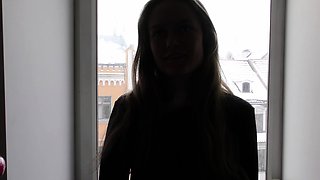 Sarah's First Solo Dildo Session