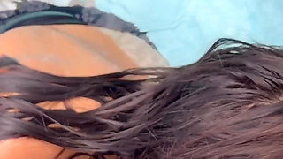 Kinky Mary Gets Wild in the Pool: Pee Play, Girl Kissing, Oral & Wet Threesome