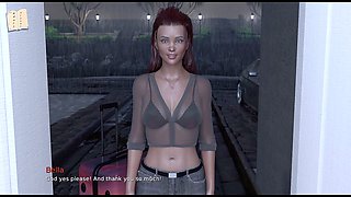 Steamy tales in a 3D visual novel with big booties and big tits